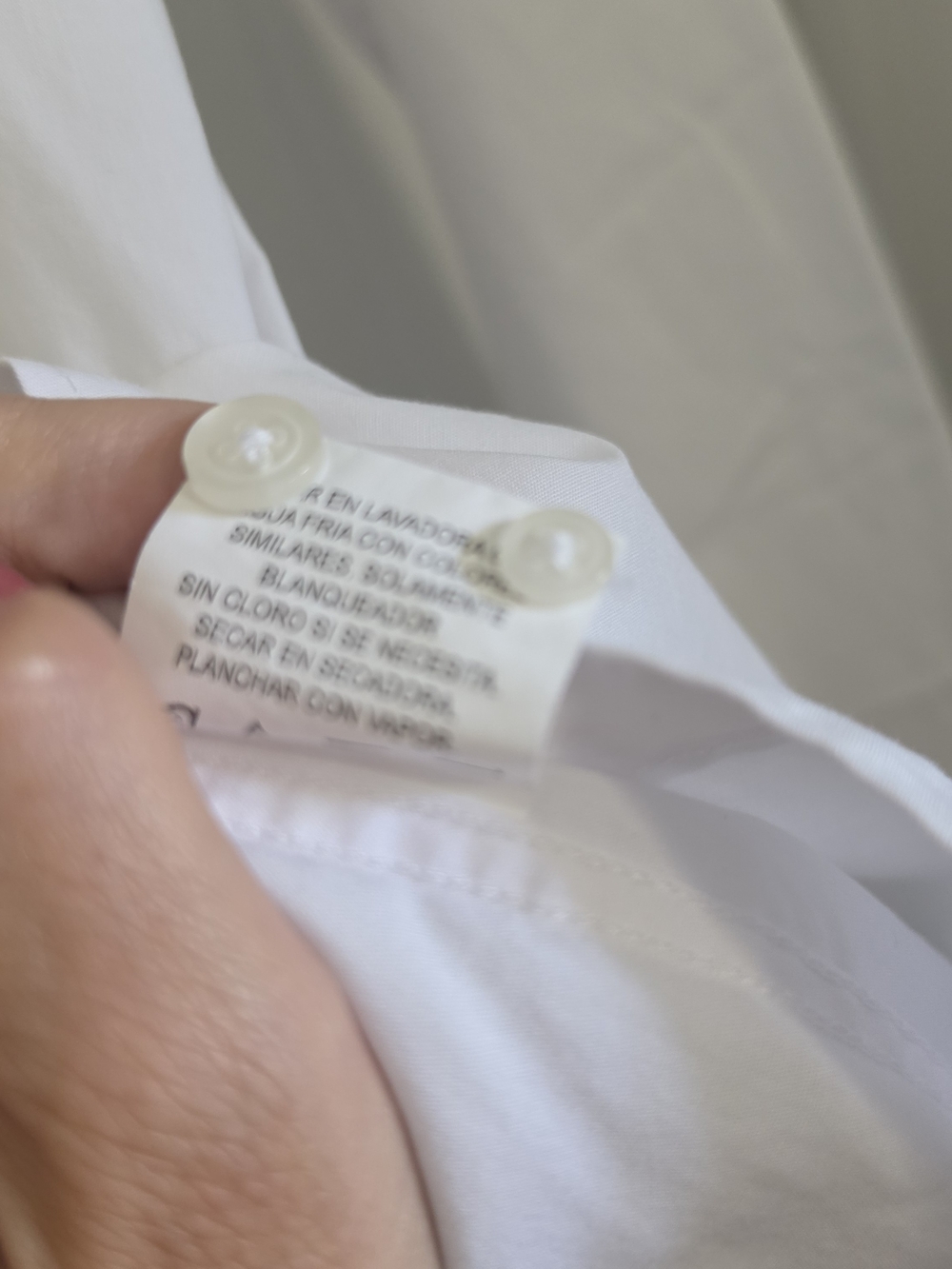 Beverly Hills Polo Club White Button Down Contrast Cuff Shirt – Size Small - Picture 8 of 10